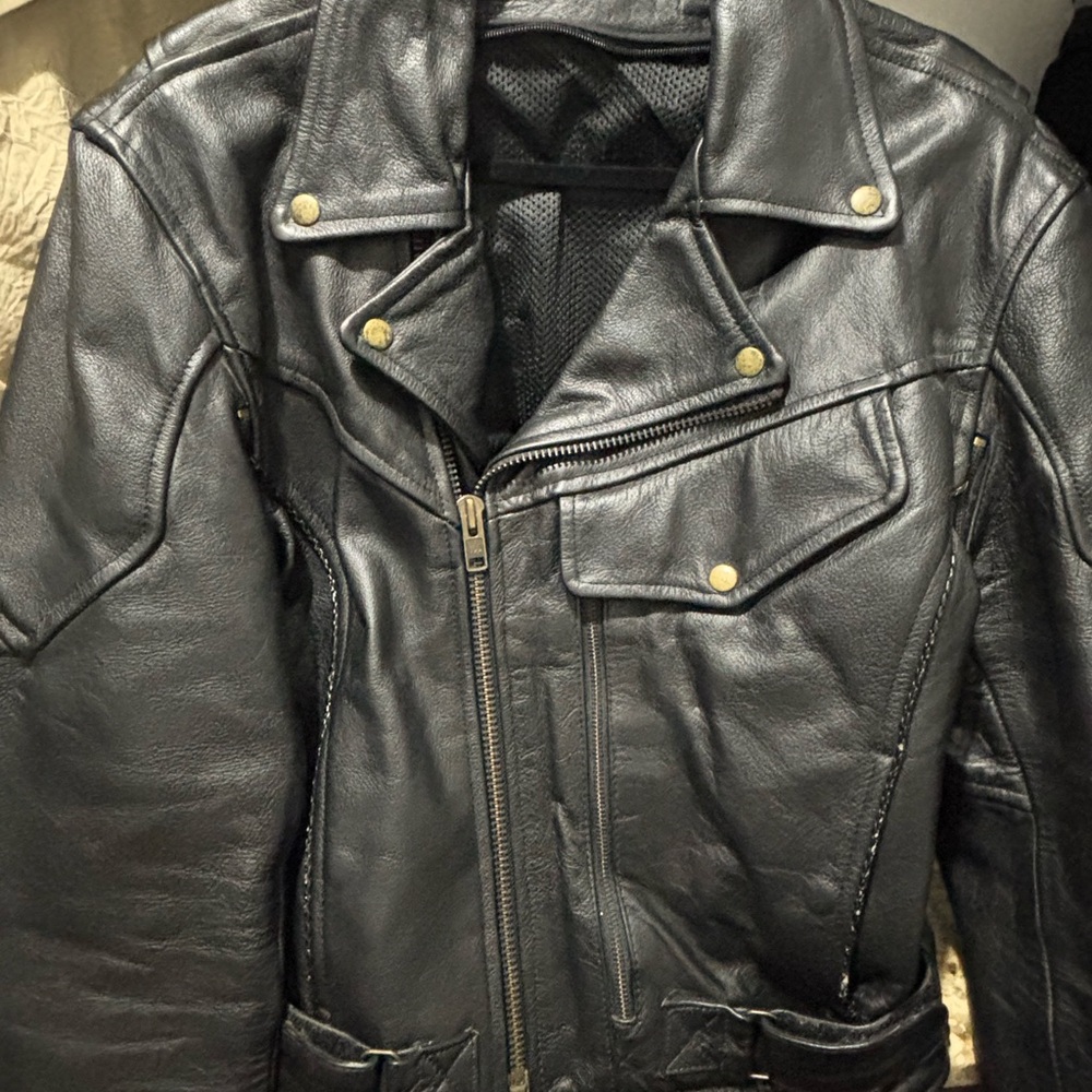 Black Leather Men's Jacket